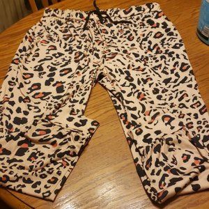 NO BRAND Animal Print Pajama Bottoms Size 2XL